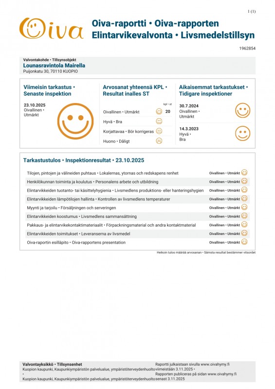 Oivaraportti 2025