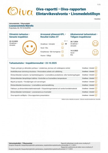Oivaraportti 2025